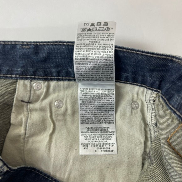 Levis 569 Jeans Mens 36x32 Blue Loose Straight Dark Wash Denim Baggy Y2K Skate - Picture 7 of 11